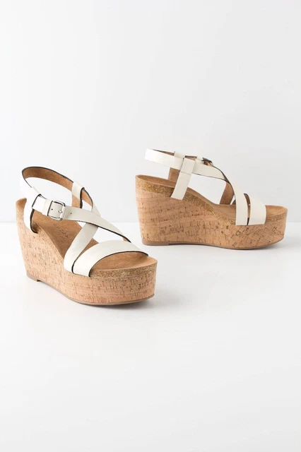 Anthropologie Ballast Wedges EUC Size 8.5