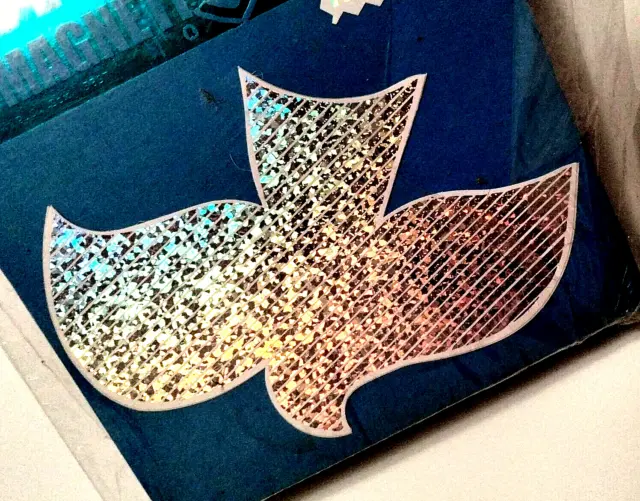 Reflective Vinyl Dove Sticker by ABMOGAR. 5inX3.5in Die Cut, GRANITE SLAB