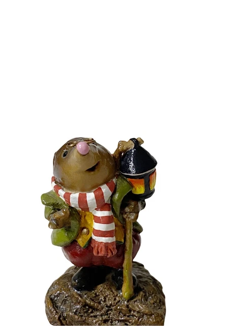 Wee Forest Folk MO-00 "Mr. Mole" Annette Peterson RETIRED Lantern 1992