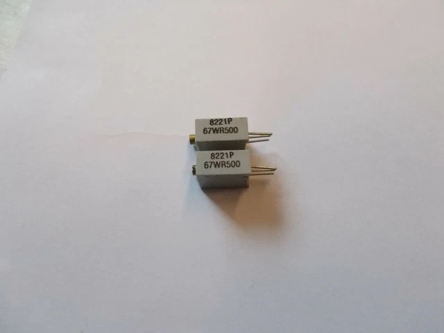 67WR500 Lf Trimmer Bi-Technologies 500Ohm 20 Si Trasforma, 2 Pezzo, # B- 250-14