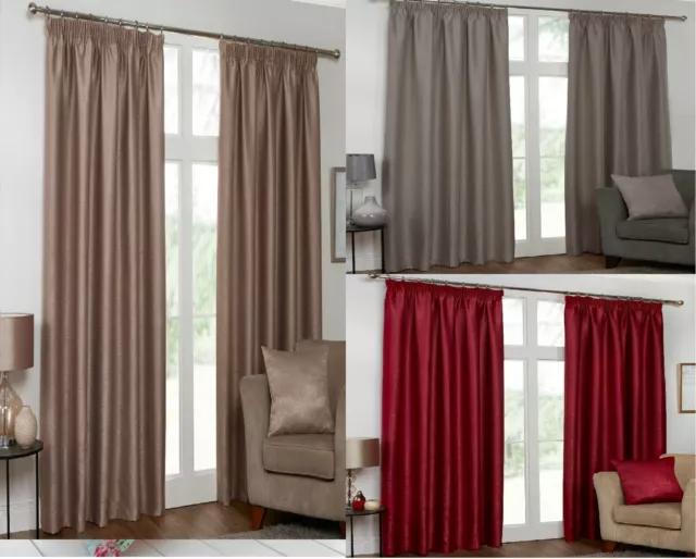 Thermal Blackout  Belgravia Tape Top Curtains,Door Curtains ,Ties,Cushion Cover
