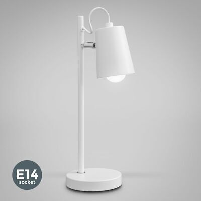 Lampe de table LED blanche lecture lampe de bureau lampe orientable pivotant