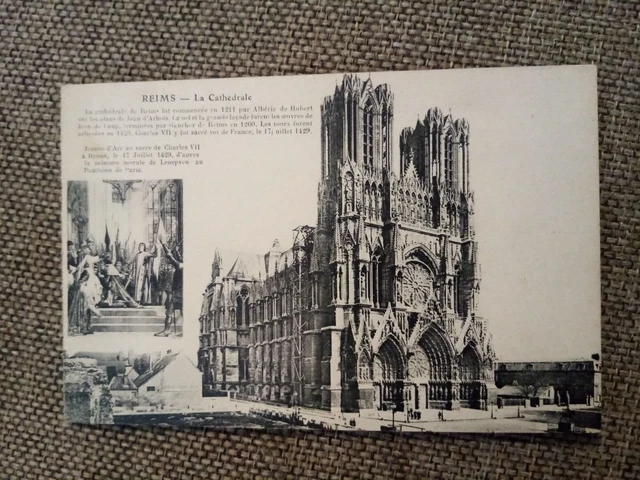 Cpa Reims La Cathédrale