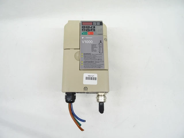 Yaskawa V1000 CIMR-VUBA0006EAA Frequency Converter 200V/1 Phase/6A / 5A