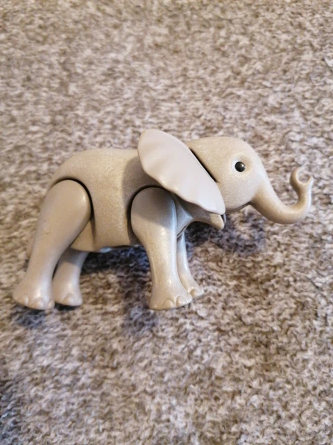 Lot Playmobil Vintage Safari (3414) – Savane, Bédouin, Caméra, éléphant, Tente, Avec Boîte