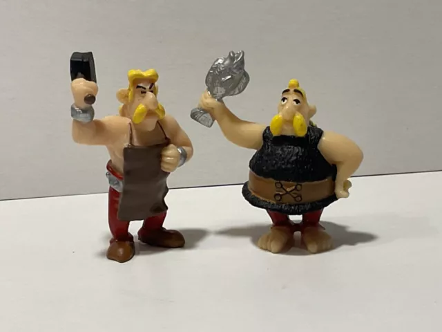 Asterix und Obelix 2 x Mini Figur Bridelix Plastoy: Automatix + Verleihnix ovp