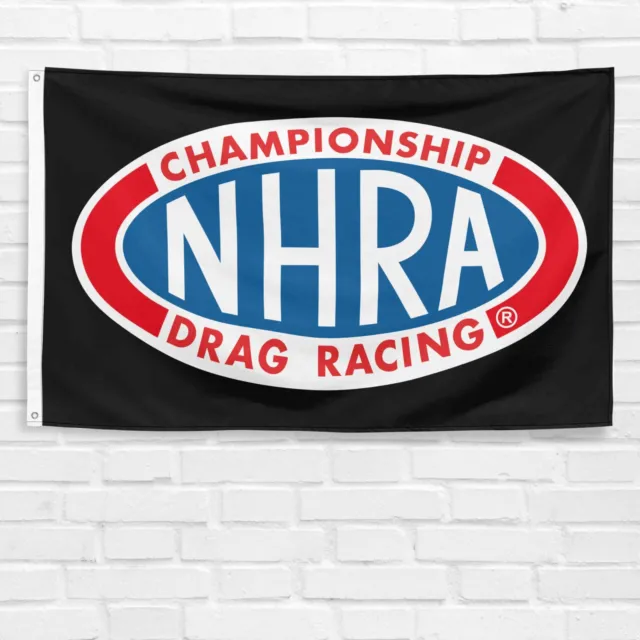 For NHRA Drag Racing Fans 3x5 ft Flag Hot Rod National Association Banner