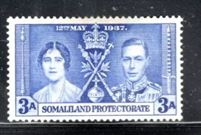 British Somaliland Protectorate Stamp Mint Hinged Lot 979Bp