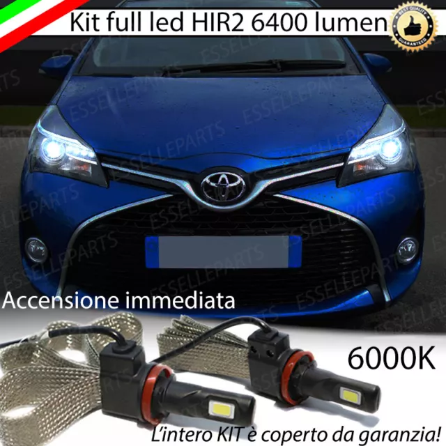 Kit Full Led Hir2 Hir Toyota Yaris Mk3 Lampade Led 6000K No Avaria Luci