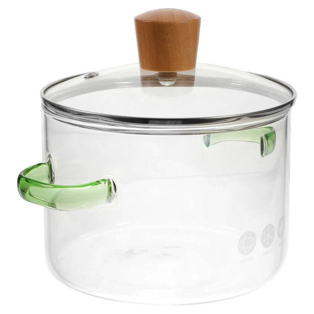 Maceta de sopa de madera accesorios para el hogar alta capacidad alta resistencia a temperaturas