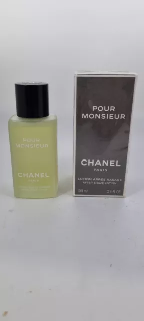 CHANEL POUR MONSIEUR After Shave Lotion 100ml DISCONTINUED NEW