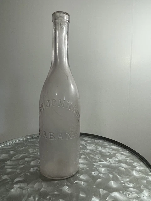 Farmacia DrJohnson Habana Medicine Cuban Bottle Vintage.