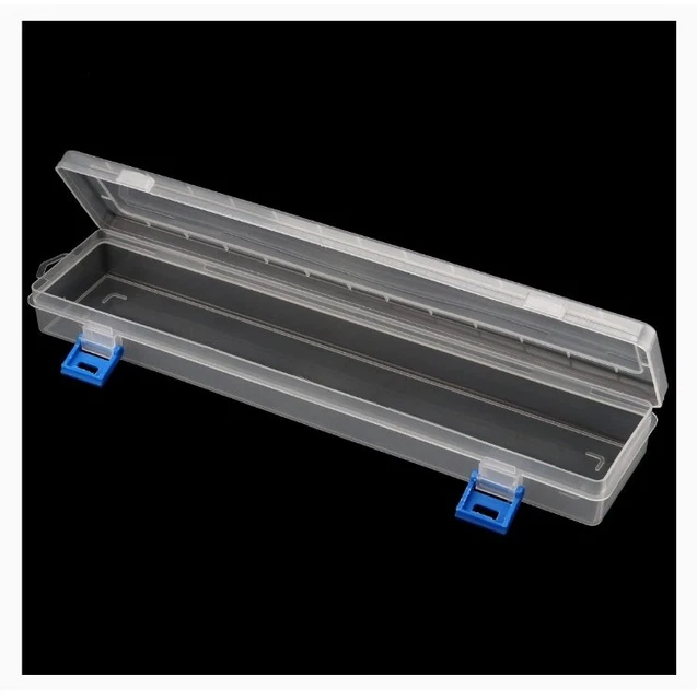 10 Pack 13 x 2.7 x 1.3 Inch Paint Brush Holder Set, Paint Brushes Storage Boxes