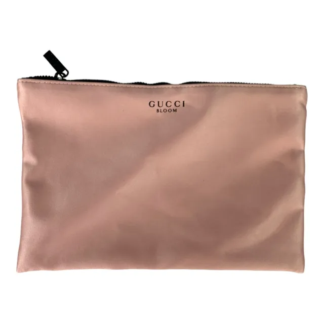 Gucci Bloom Parfüm Beauty Damen rosa Make-up Reißverschlusstasche gebraucht
