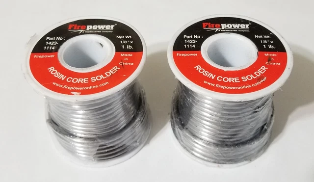 2 1LB VINTAGE Spools Bow .100 Acid and Standard NYS .125 NOS Rosin