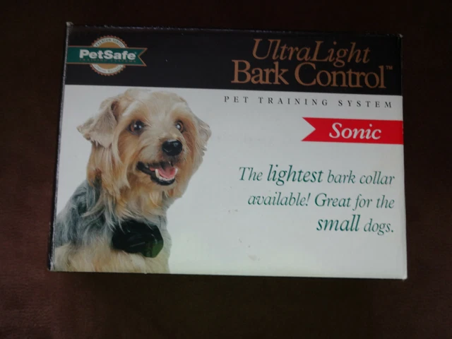 PetSafe UtraLight Bark Control Pet Training System Collar Sonic PUSB-300