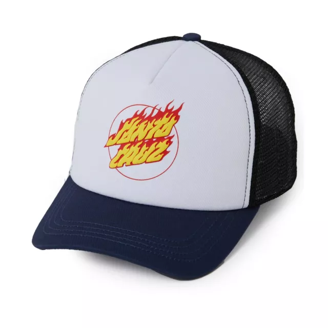 Santa Cruz Flaming Dot Youth Trucker