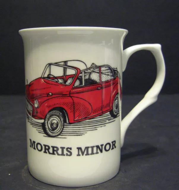 1 Tasse MORRIS MINOR CONVERTIBLE AUTO Fine Bone Porzellan Becher Becher Becherglas 2