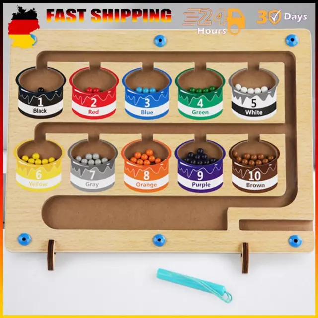 Neu Fine Motor Training Toy Color Sorting with 10 Jar Matching Games for Boys Gi