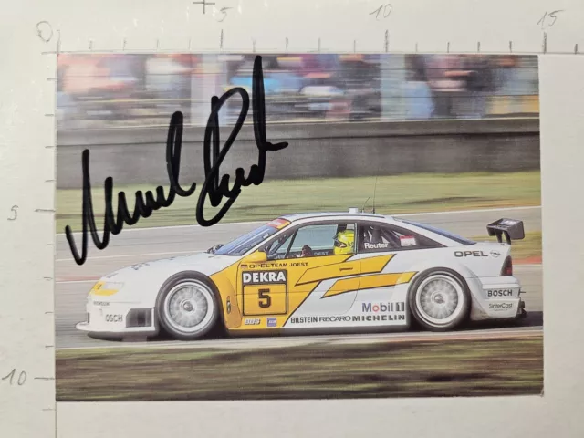 Manuel Reuter OPEL Calibra Team  Joest STW DTM Autogrammkarte orgin sign!!