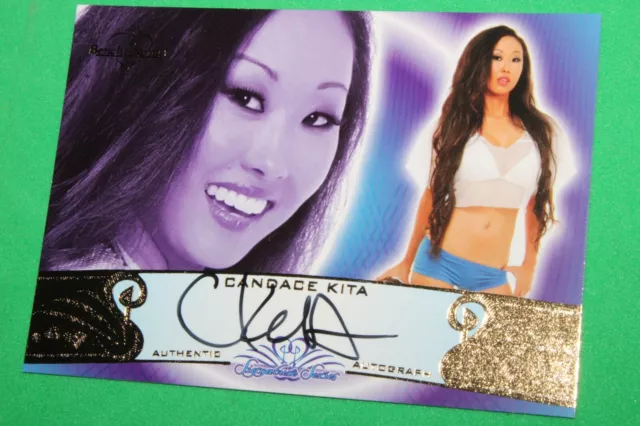 2010 Benchwarmer Signature Series Auto Candace Kita #56A Autograph Model/Actress 3