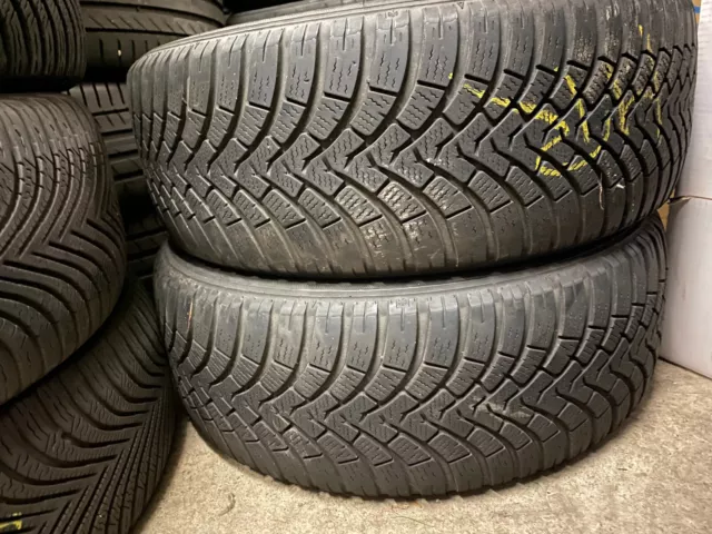 2x 215/55 R17 98V Falken Eurowinter HS01 Winterreifen Reifen 6,5mm