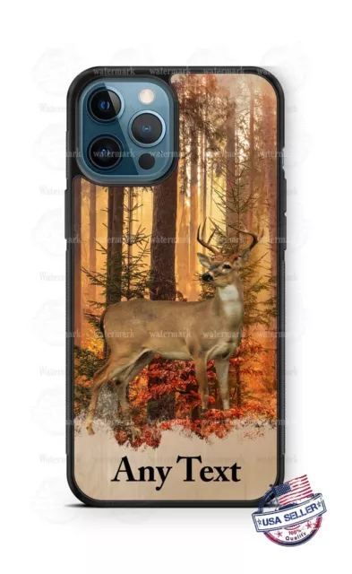 White-Tailed Buck Deer Autumn Fall Season Phone Case For iPhone Samsung Google