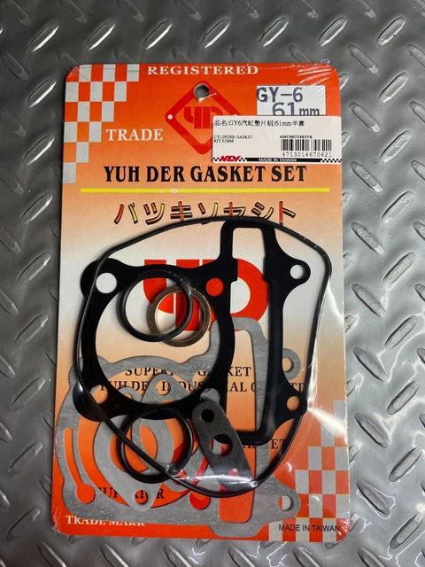 Scooter 125Cc 150Cc Gy6 Ncy 61Mm Engine Cylinder Head Set Complete Gaskets