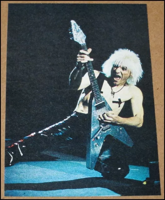 1999 C.C. DeVille Rolling Stone Photo Clipping 2.5"x4" Poison Guitarist