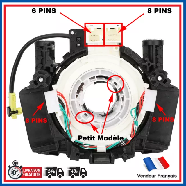 Contacteur Tournant Piste d'Airbag prévu pour Nissan Pathfinder 25567-BH00A