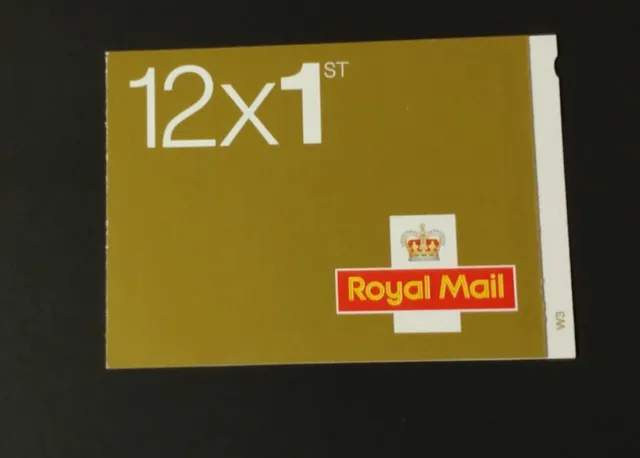 MF3a 12 x 1st Class Stamp Booklet 2006 Walsall with Cylinder W3
