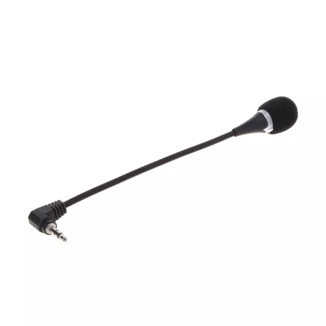 Mini 3.5mm Noise Canceling Flexible Microphone For PC Laptop Notebook