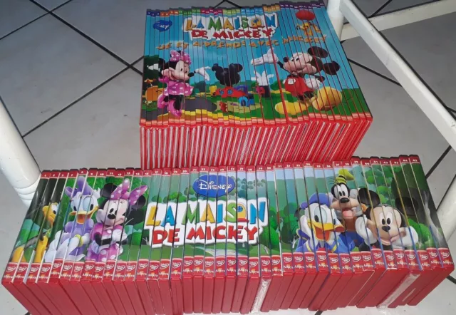 La Maison De Mickey Collection Disney Lot De 40 Dvd Et 40 Livres   Lire Details