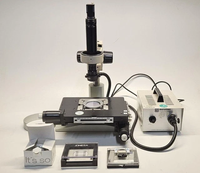 Microscope Stéréo Euromex BE.1812 Avec Éclairage LED Et Bras Pivotant - Neuf, Pour Observation Gros Plan