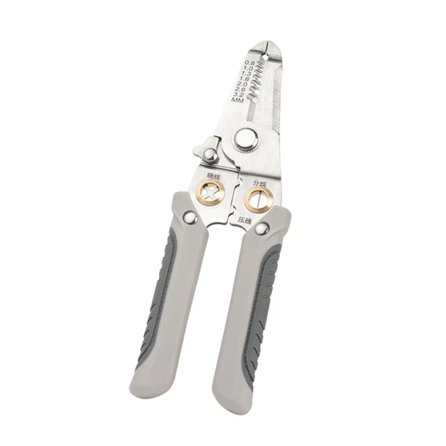 Wire Stripper Stripping Clamp 190*50*45mm Anti-oxidation Antirust Gray Sharply