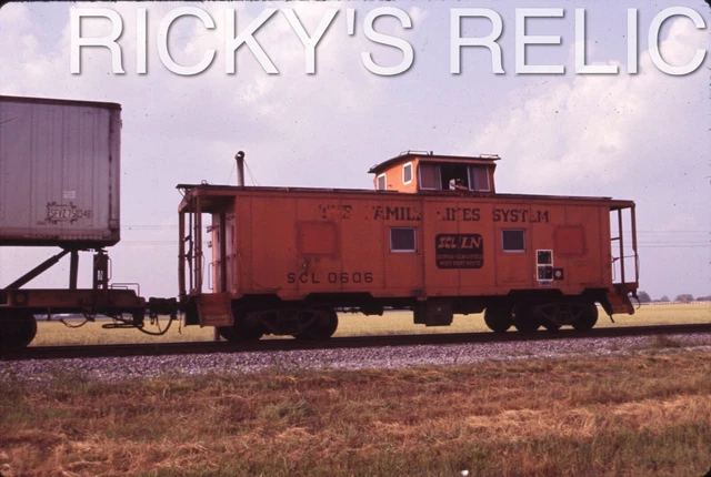 Duplicate Slide SCL #0606 Caboose Seaboard Coast Line Canoe AL Action