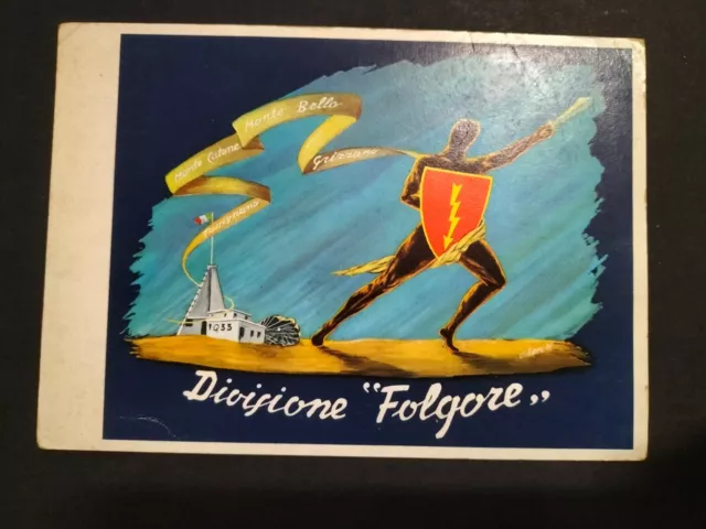 Divisione Fanteria Folgore El Alamein Anno 1956 Viaggiata Militare Esercito