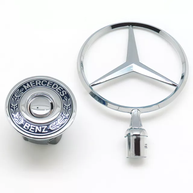 Estrella Mercedes Benz original extraíble antirobo W202 W203 W208 W210 W220 W124