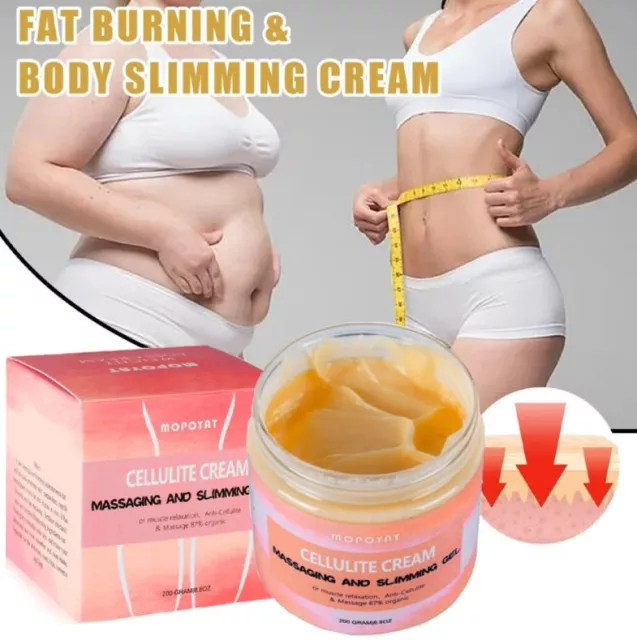 200g Anti Cellulite Hot Cream Slimming Gel Tummy Weight Loss Fat Burning Firming