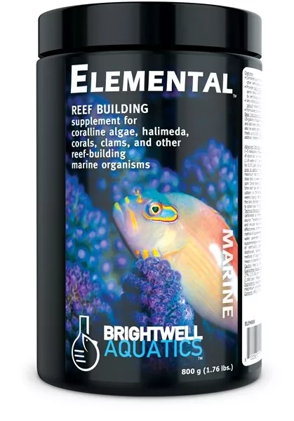 Brightwell Elemental 7oz Dry Salt Water Conditioners for Aquarium