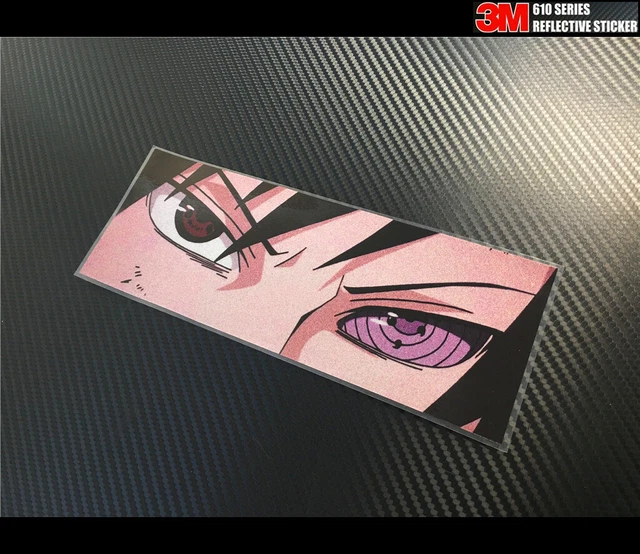 REFLECTIVE SASUKE NARUTO Anime JDM Car Sticker N05 EUR 7,25 PicClick FR