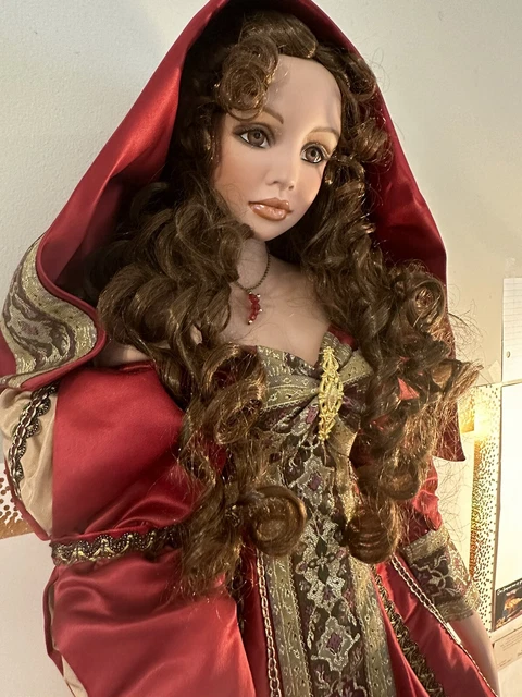 Porcelain 34 Inch Pat Dezinski Doll Very Rare "Medina" 311/400