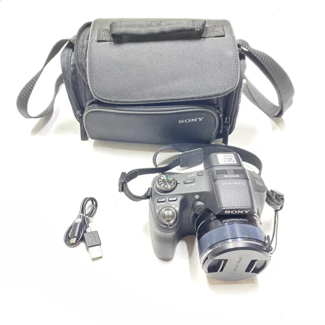 Sony Cyber-shot DSC-HX100V 16.2MP Digital Camera - Black E1