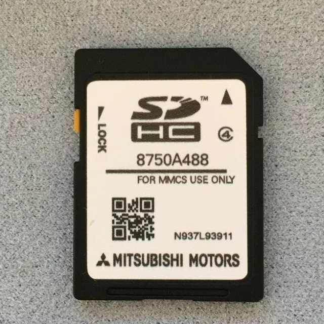 Scheda Sd Mitsubishi Mmcs Navigazione Sat Nav Mappa 2023-2024 Europa 8750A488 Nuova