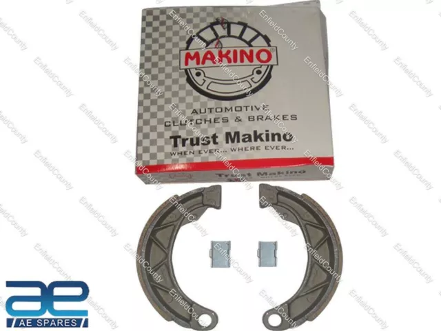 LAMBRETTA GP BRAKE SHOES SET FRONT AND REAR MAKINO ECs