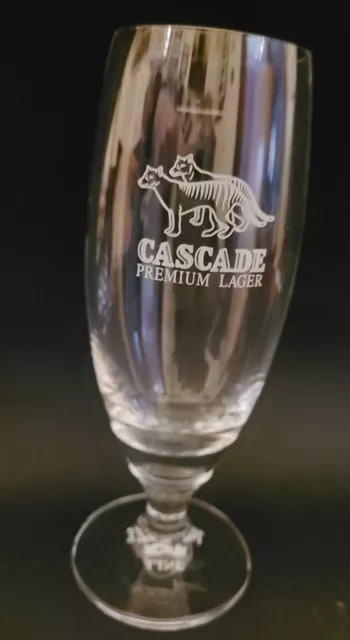 Rare Collectable 320Ml Cascade Premium Lager Beer Glass In Great Used Condition