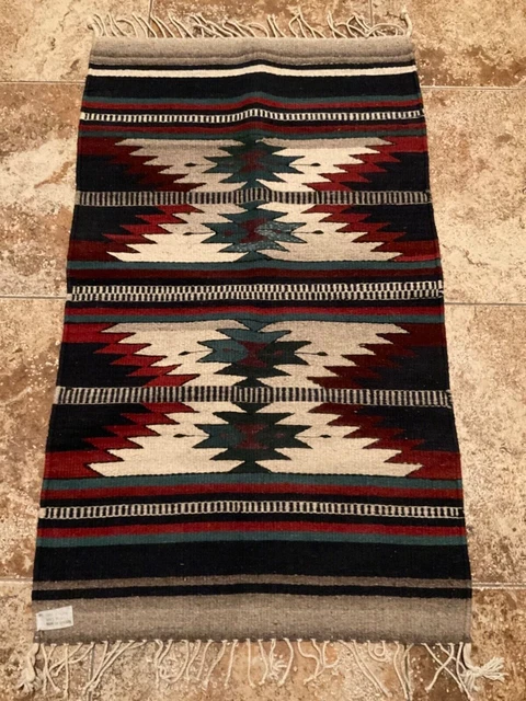 SOUTHWESTERN WOOL TAPESTRY ( 23” x 38” ) PREOWNED