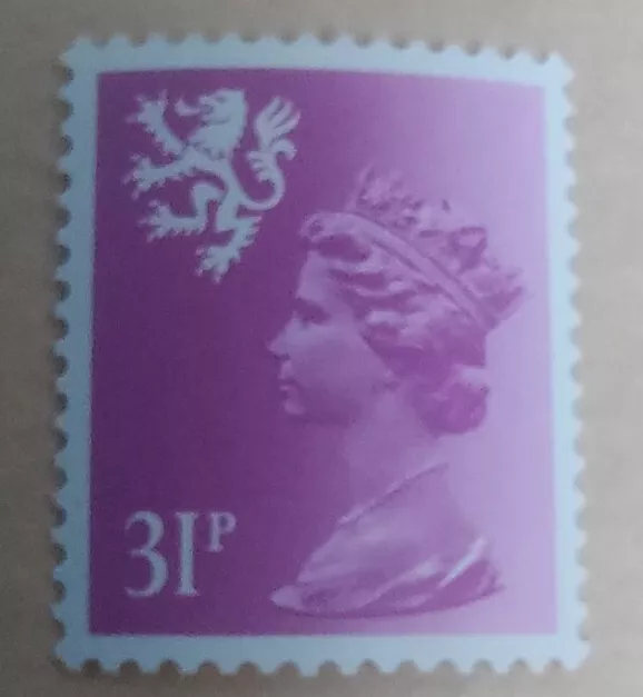 GB Regional Scotland SG S51ea Unmounted Mint 31p Type II Perf 14 Bright-Purple