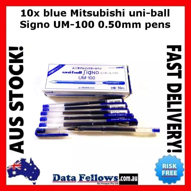 10x BLACK Uni-ball Eye Micro Pen Made in Japan UB-150 Uniball Mitsubishi 1  Box