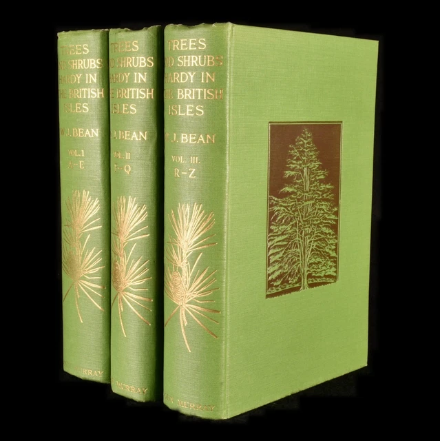 195051 3VOL TREES and Shrubs Hardy in the British Isles W.J. Bean